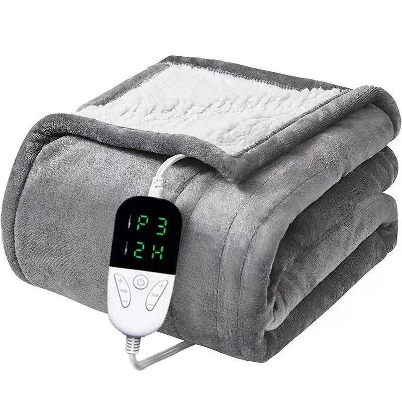 Heated Blanket-Electric Blanket,Soft Heated Throw Blanket with 6 Heating Levels & 4 Hours Auto-Off,Over-Heat Protection